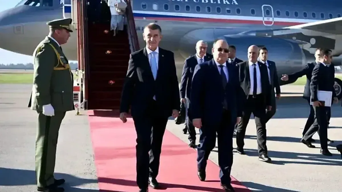 Czech Prime Minister Babis arrives in Algeria to boost economic ties