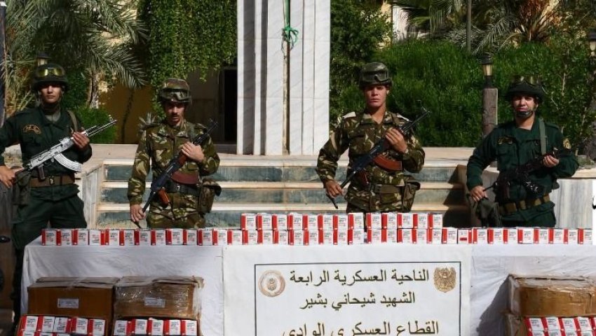 Algerian security forces seize millions of psychotropic tablets and curb cross‑border crime